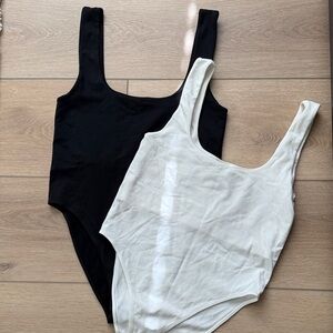 A New Day Seamless Bodysuits Black & White